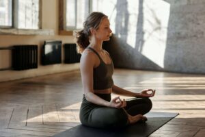 Yogini in Meditation

Yogini meditating